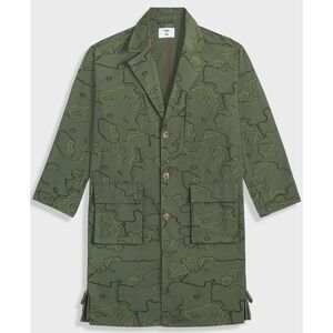 Mode of One Men's Relaxed-Fit Lightweight Coat Wild Ivy Print size L